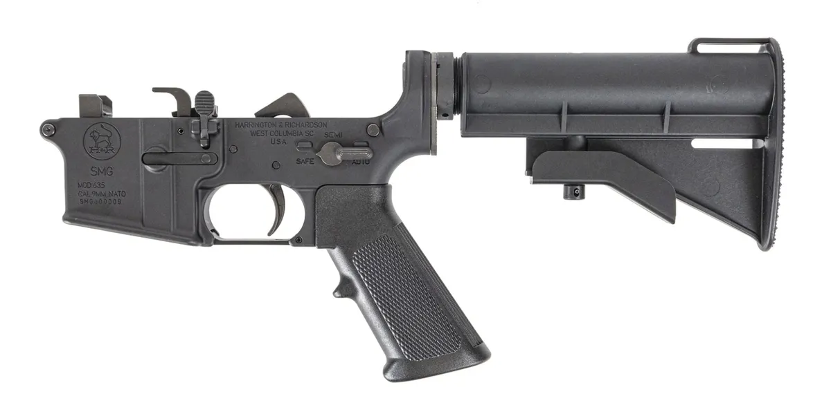Harrington & Richardson 635 9mm Complete Lower, Black - Lower Receiver for AR-15 - view 2