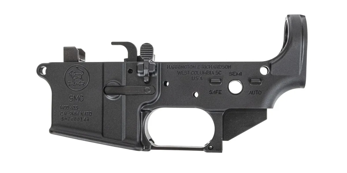 Harrington & Richardson 635 Stripped Lower, Black - Lower Receiver for AR-15 - view 1