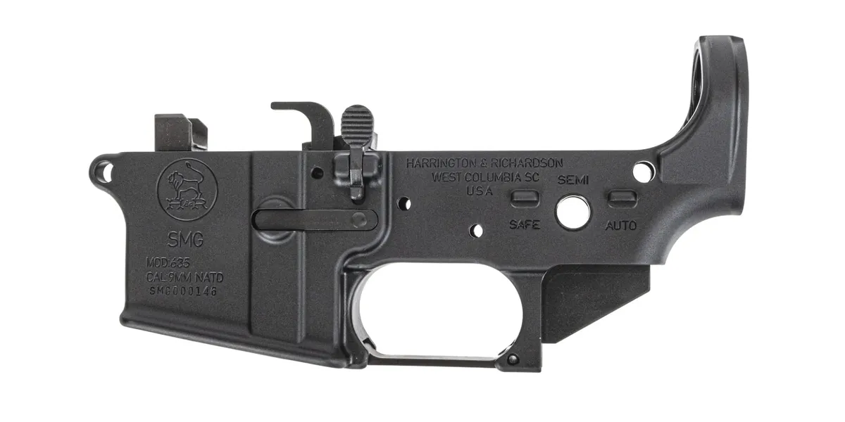 Harrington & Richardson BLEM 635 Stripped Lower, Black - Lower Receiver for AR-15 - view 1