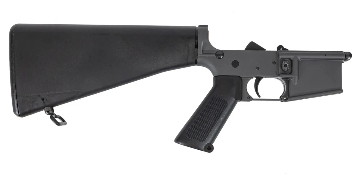 Harrington & Richardson M16A1 Style Complete Lower, Gray - Lower Receiver for AR-15, vista 1