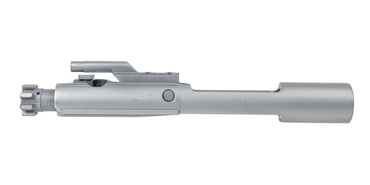 Harrington & Richardson Retro Chrome Serrated Bolt Carrier Group - Bolt Carrier Group for AR-15, vista 1
