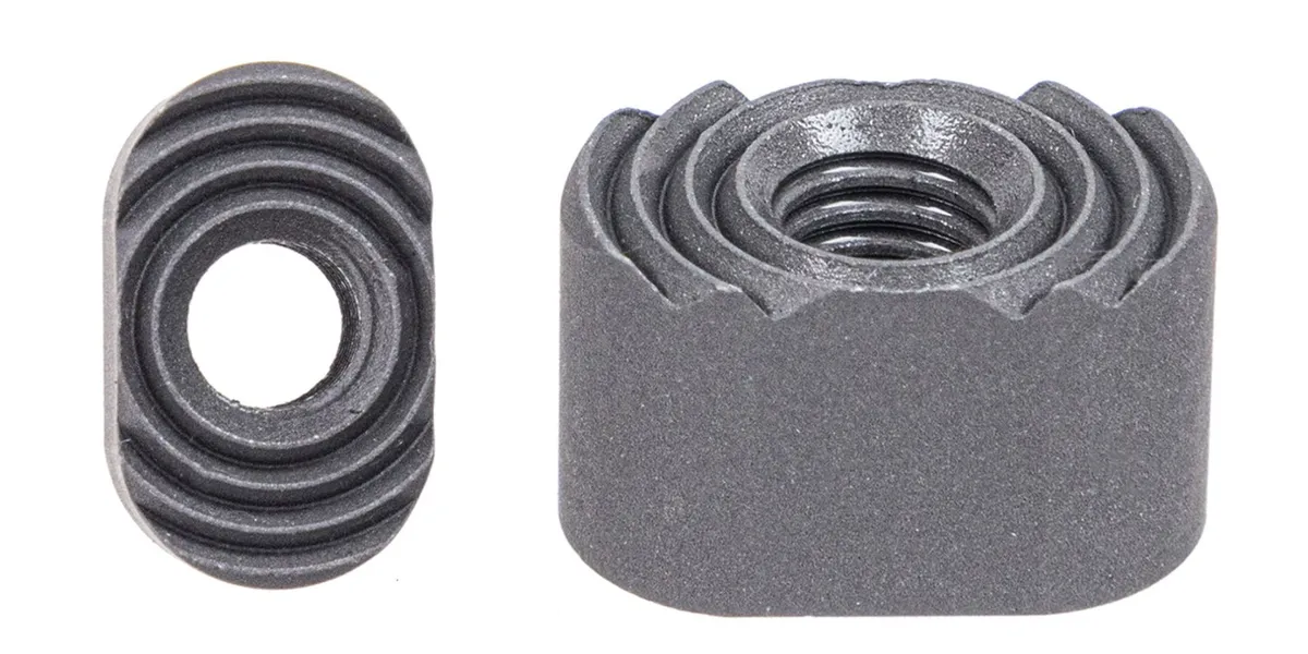 Harrington & Richardson Retro Magazine Catch Button, Gray Anodized - Magazine Release for AR-15, vista 1