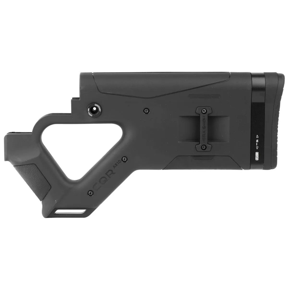 Hera Arms HERA CQR-AR10 BUTTSTOCK BLK - Stock & Brace for AR-15, vista 1