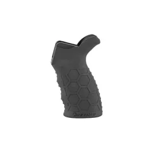 HEXMAG Rubber AR-15 Tactical Pistol Grip, Black - HX-HTG-BLK - Pistol Grip for AR-15, vista 1