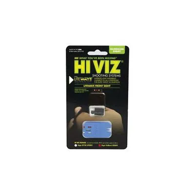 HiViz Hi-Viz Litewave Ruger Redhawk Interchangeable Front Sight, Red/Green - RHLW01 - Iron Sights for AR-15 - view 2
