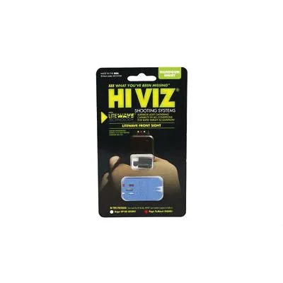 HiViz Hi-Viz Litewave Ruger Redhawk Interchangeable Front Sight, Red/Green - RHLW01 - Iron Sights for AR-15 - view 3