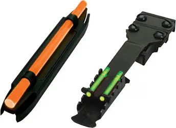 Hiviz C-Series Front/Rear Narrow Magnetic Turkey/Deer Sight Set for Remington, Benelli Rib Shotguns - C300-2 - Iron Sights for AR-15 - view 2