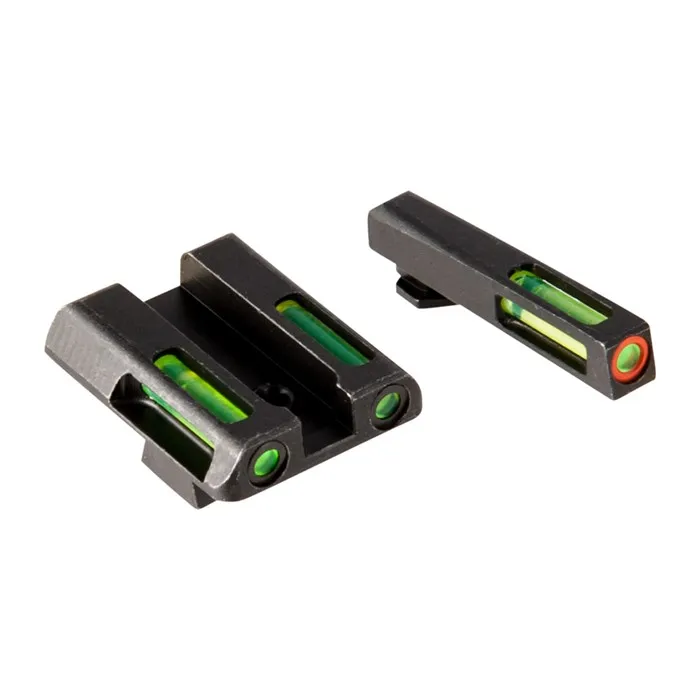 HiViz S&W Shield 9mm/40 S&W/.45 Lightwave H3 Tritium Sight Set - Iron Sights for AR-15, vista 1