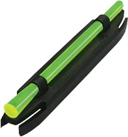 HiViz S200G S-Series Front Sight Green LitePipes Black for Shotgun with .171"-.265" Ribs - Front Sight for AR-15 - view 1