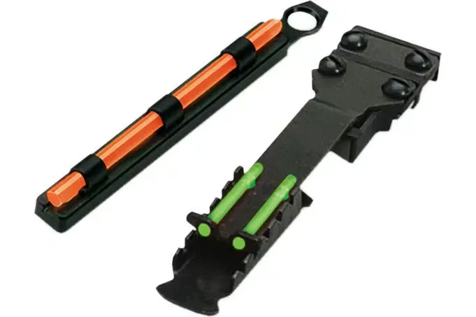 Hiviz TomBuster II Front/Rear Turkey/Deer Sight Set for Vent-Ribbed Shotguns - TB2004 - Iron Sights for AR-15, vista 2