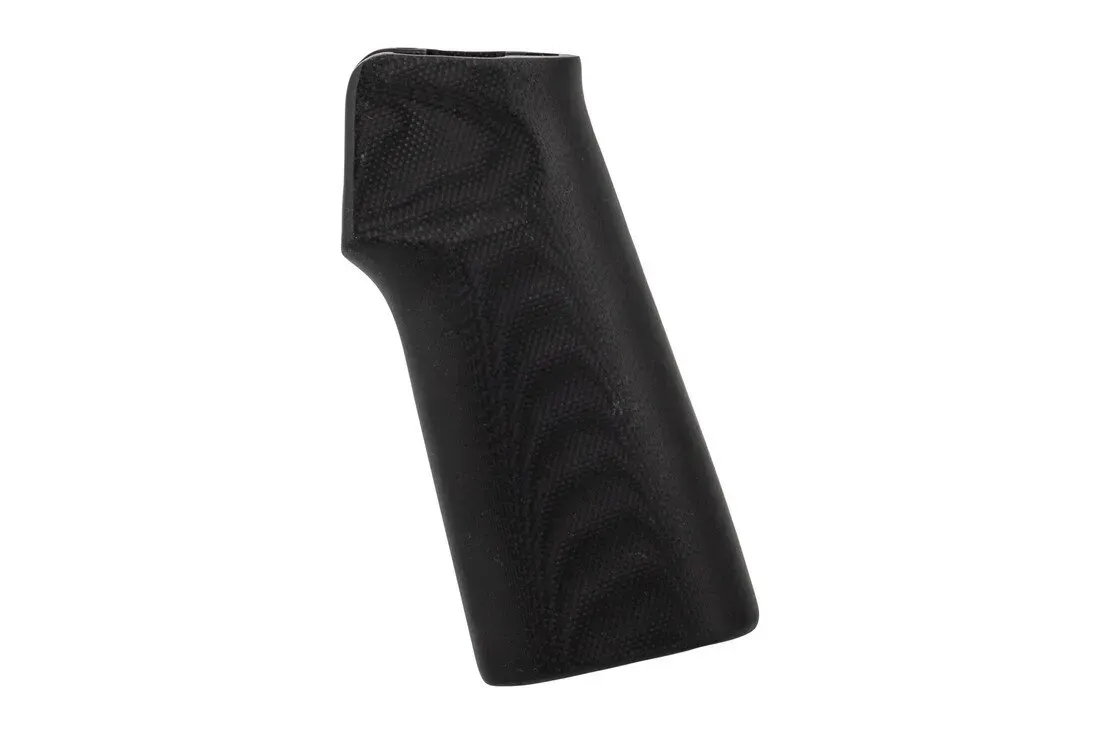 Hogue Ar-15 15-Degree Vertical Smooth G10 Grip With No Finger Grooves - Solid Black - Pistol Grip for AR-15 - view 1