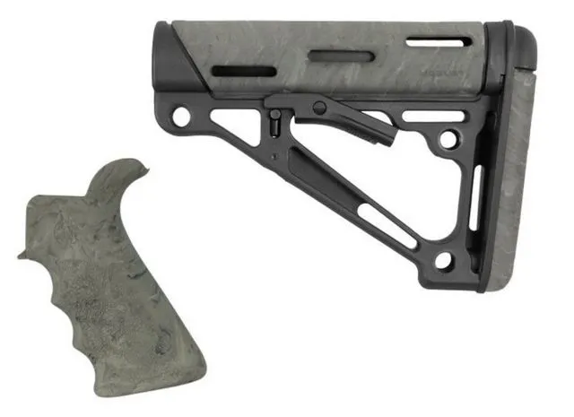 Hogue Ar-15 Fg Bt Grip& Overmold Buttstock Collapsible Milsp Fde - Stock & Brace for AR-15, vista 3