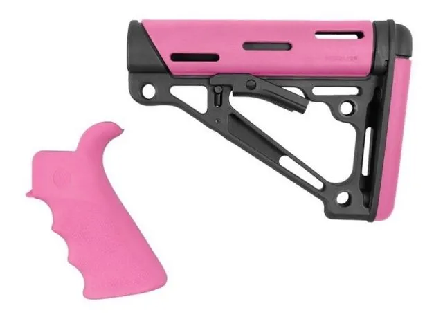 Hogue Ar-15 Fg Bt Grip& Overmold Buttstock Collapsible Milsp Fde - Stock & Brace for AR-15, vista 4