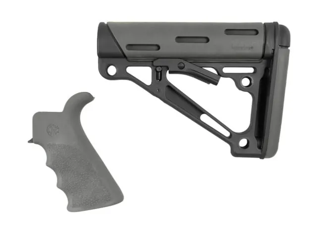 Hogue Ar-15 Fg Bt Grip& Overmold Buttstock Collapsible Milsp Fde - Stock & Brace for AR-15, vista 5