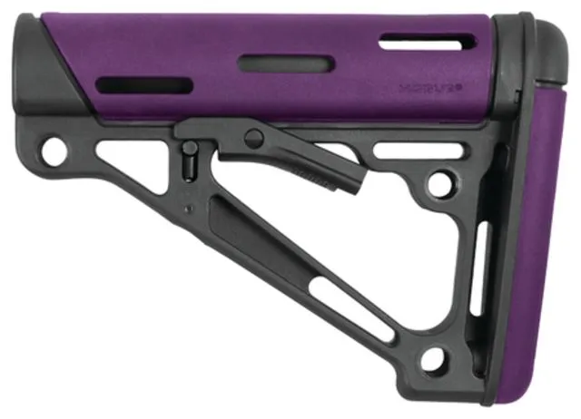 Hogue Ar-15 Overmolded Buttstock Collapsible Mil-Spec Fde Rubber - Stock & Brace for AR-15, vista 1