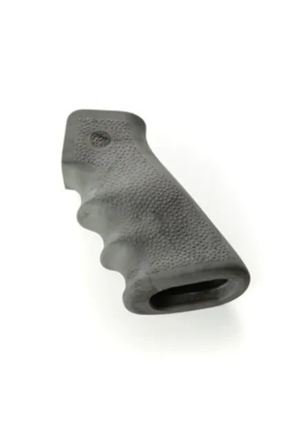 Hogue Ar-15 OverMolded Pistol Grip - Beaver Tail - Finger Grooves - Olive Drab Green - Pistol Grip for AR-15 - view 1