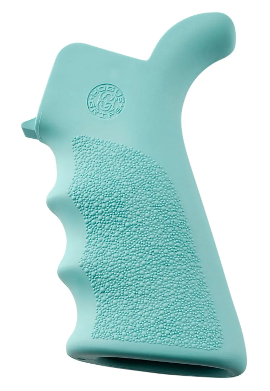 Hogue Beavertail Grip w/ Finger Grooves for AR-15/M-16 Rifles, Aqua - 13024 - Pistol Grip for AR-15 - view 2