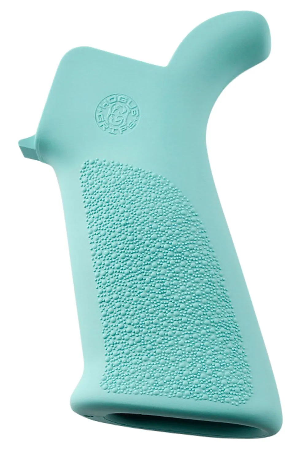 Hogue Beavertail Grip w/o Finger Grooves for AR-15/M-16 Rifles, Aqua - 13034 - Pistol Grip for AR-15, vista 1