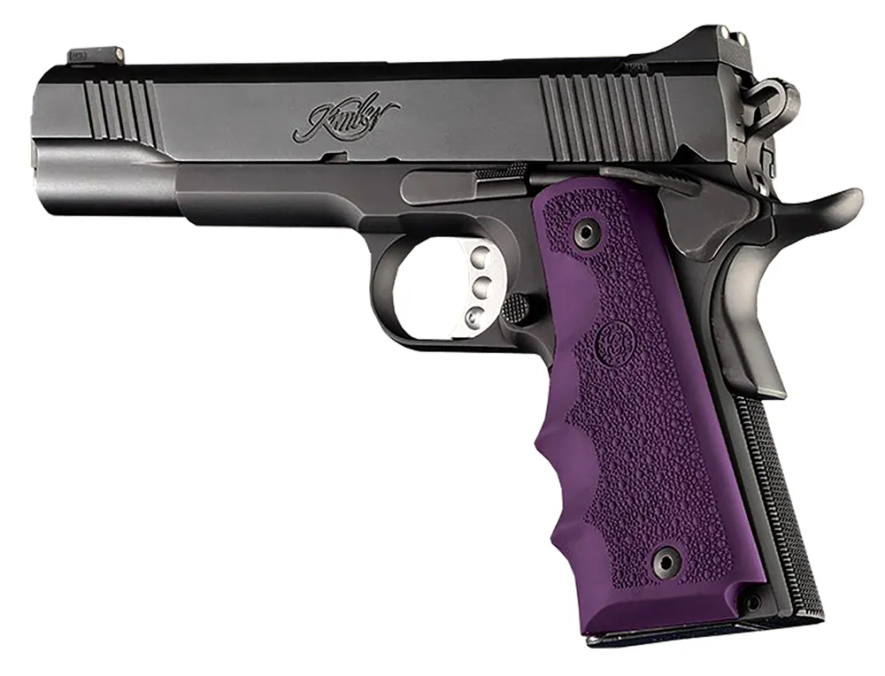 Hogue Grip w/ Finger Grooves for AR-15/M-16 Rifles, Purple - 15006 - Pistol Grip for AR-15 - view 1