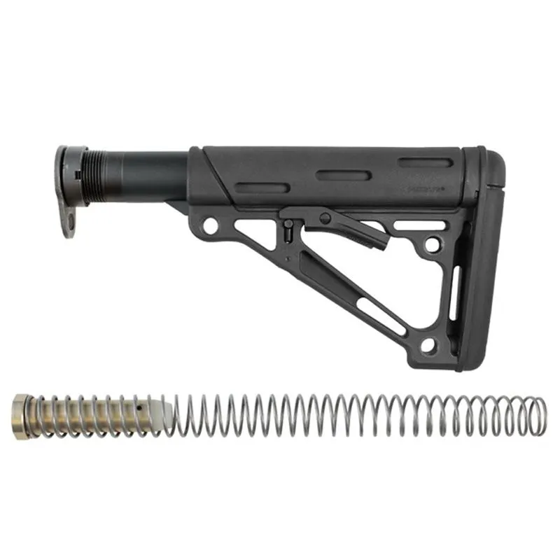 Hogue Mil-Spec OverMolded Collapsible Buttstock - Black - Stock & Brace for AR-15 - view 2