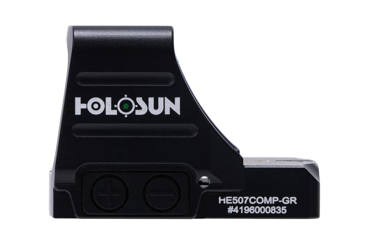 Holosun 507 Green Dot w/ Competition Reticle System - HE507COMP-GR - Optic - view 3