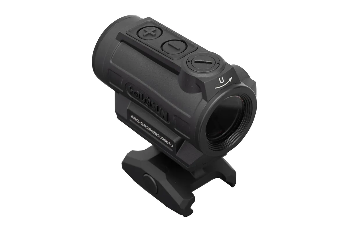 Holosun ARO Red Dot Sight Green 2 MOA Dot with Picatinny Mount Matte Black - Optic - view 3