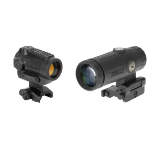 Holosun ARO Red Dot Sight Green Selectable Reticle with HM3X 3x Flip Red Dot Magnifier - Magnifier, vista 1