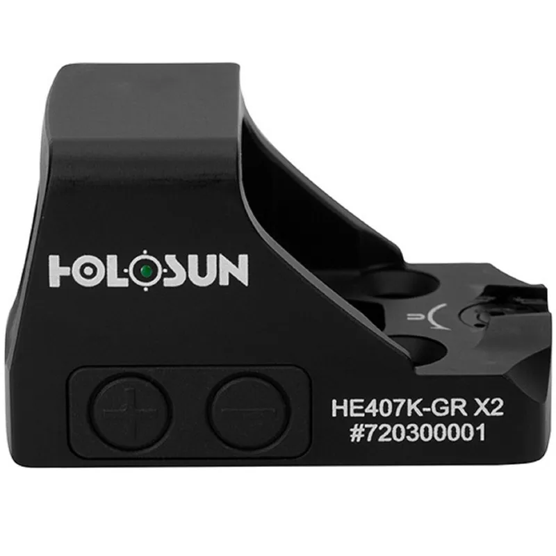Holosun HE407K X2 Green Dot Reflex Sight 6 MOA w/ Shake Awake - HE407K-GR X2 - Optic - view 2
