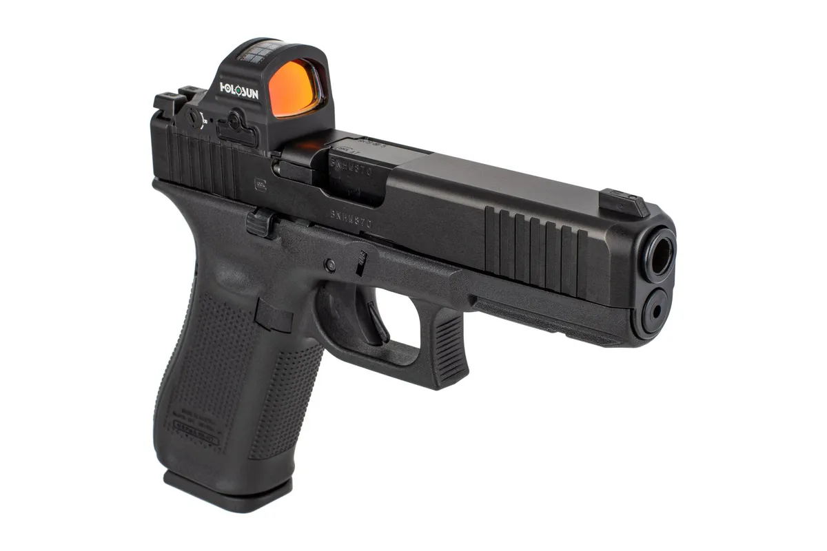Holosun HE507C-X2 Reflex Red Dot Sight 1x Selectable Green ACSS VULCAN Reticle Solar/Battery Powered Matte Black - Optic, vista 4