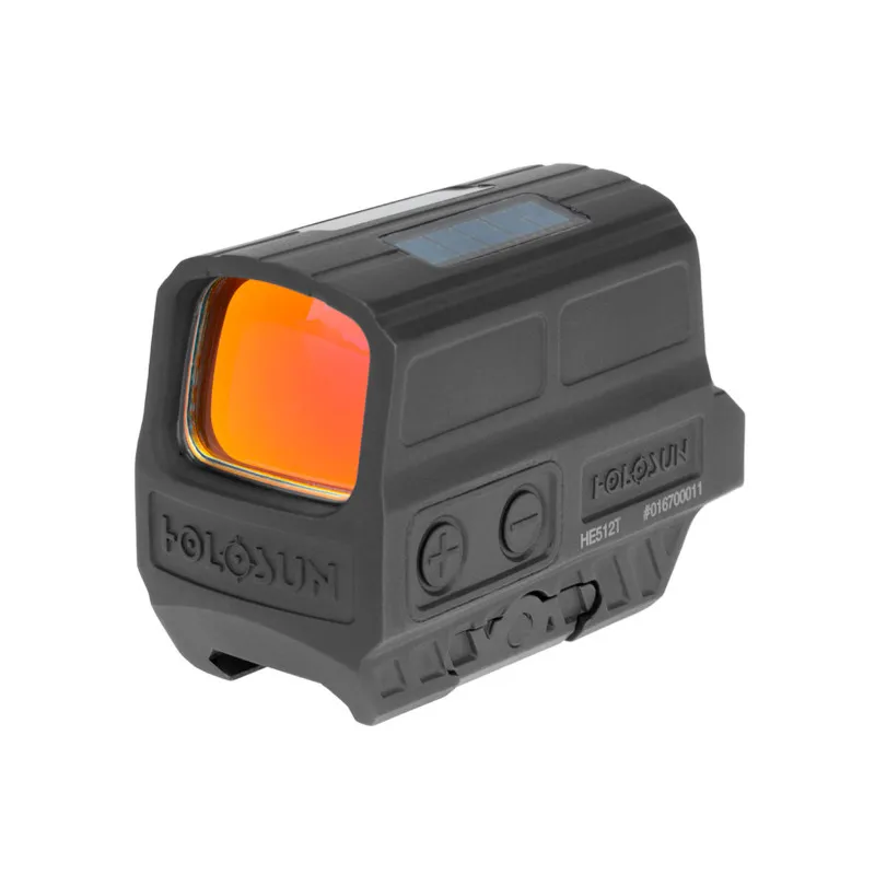 HOLOSUN HE512T-GR Elite Solar Green Dot Reflex Sight (HE512TGR) - Optic, vista 1