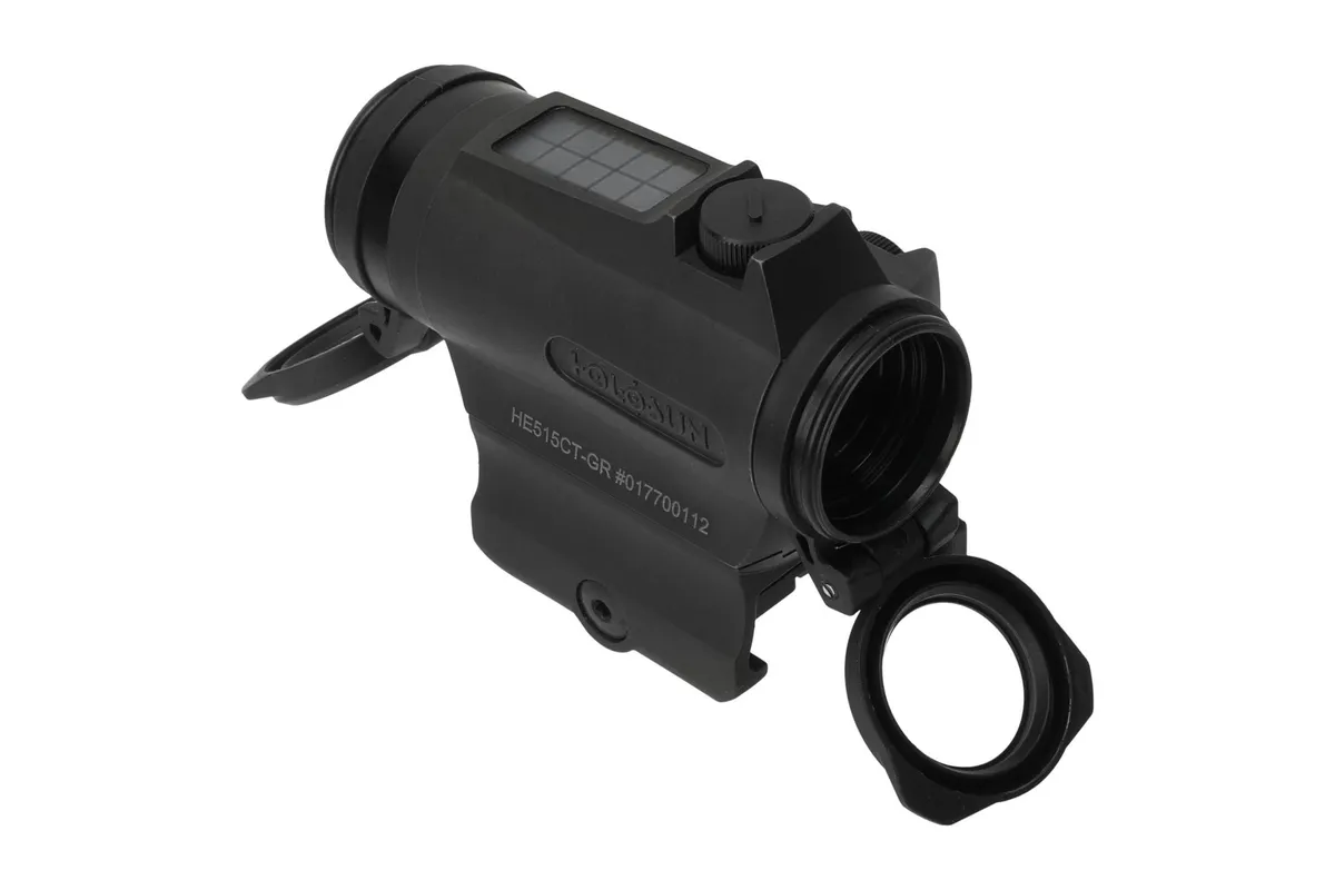 Holosun HE515CT-GR Micro Solar Green Dot Sight - Titanium - Optic - view 3