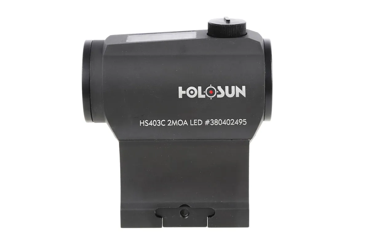 Holosun HS403C Paralow Solar Powered Red Dot Sight - 2 MOA - Optic, vista 2