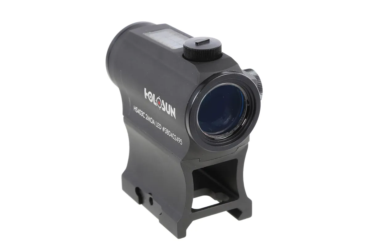 Holosun HS403C Paralow Solar Powered Red Dot Sight - 2 MOA - Optic, vista 3