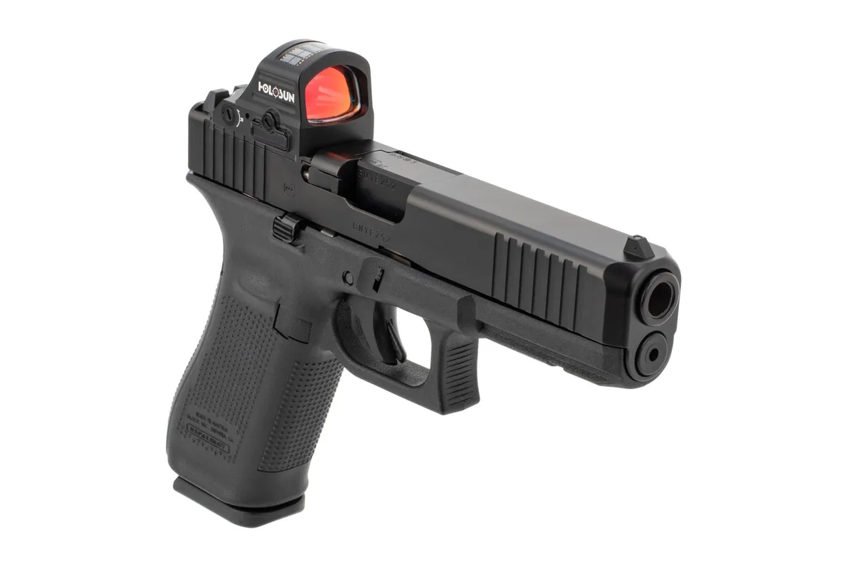 Holosun HS507C-X2 Pistol Red Dot Sight - ACSS® Vulcan® Reticle - Optic, vista 4