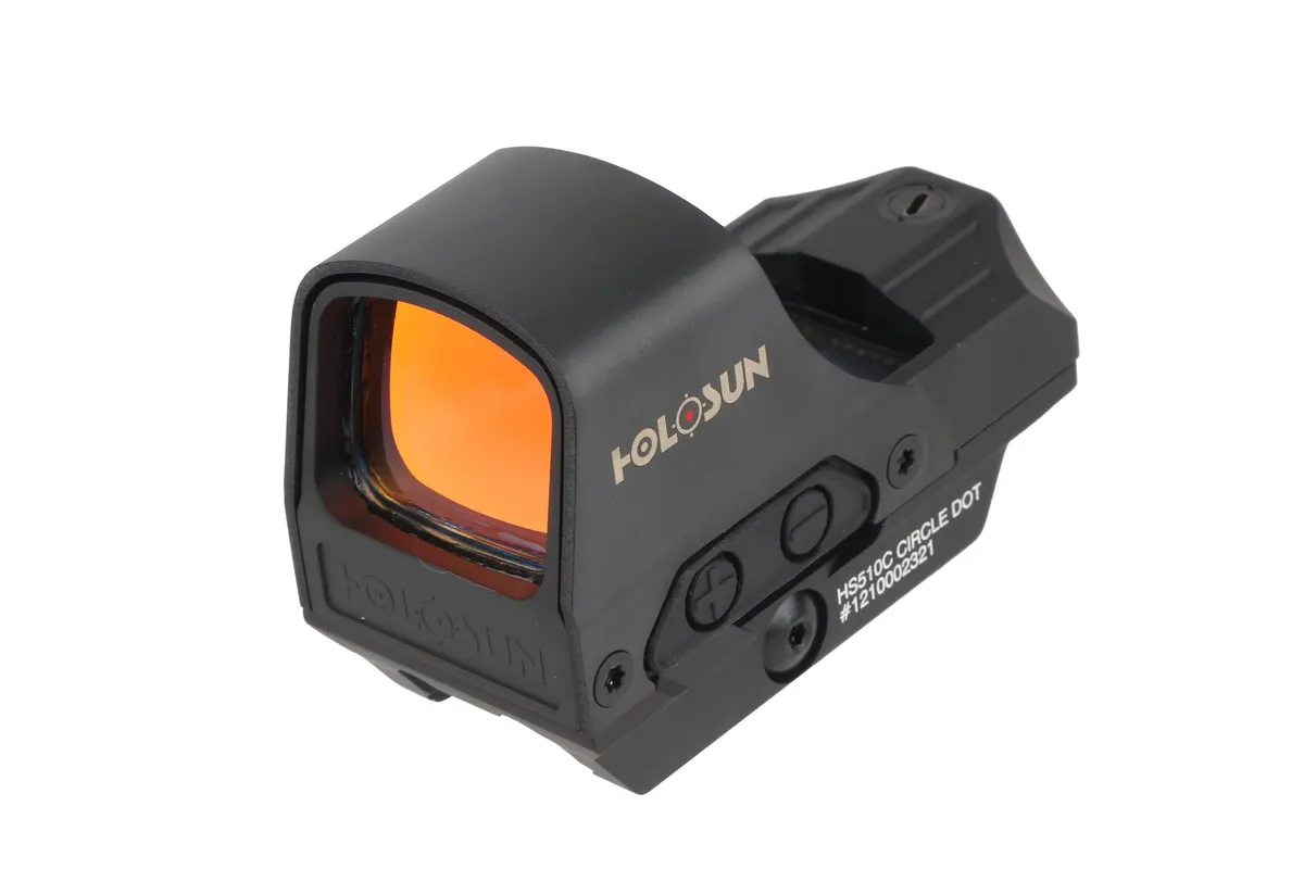 Holosun HS510C HUD Solar Powered Circle Dot Sight - Optic, vista 5