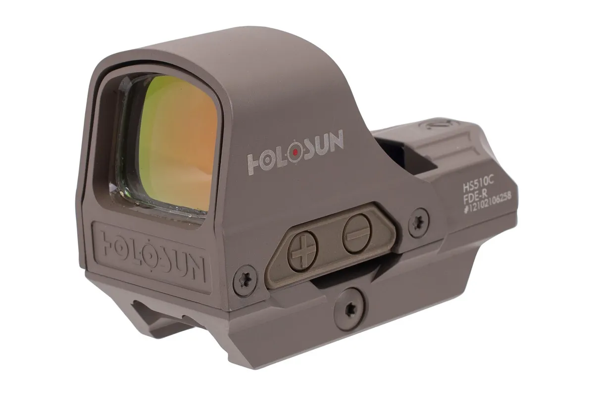 Holosun HS510C Open Reflex Circle Dot Sight - FDE - Optic - view 2