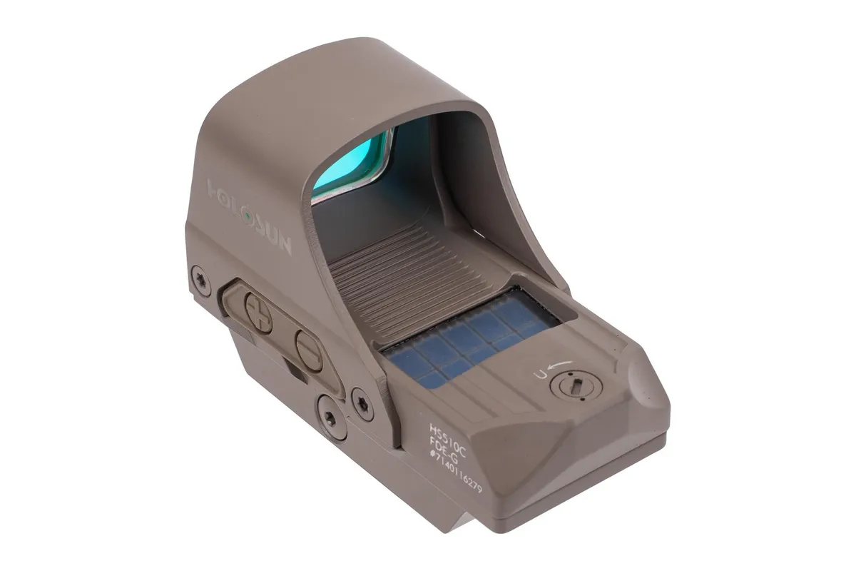 Holosun HS510C Open Reflex Green Circle Dot Sight - FDE - Optic - view 4