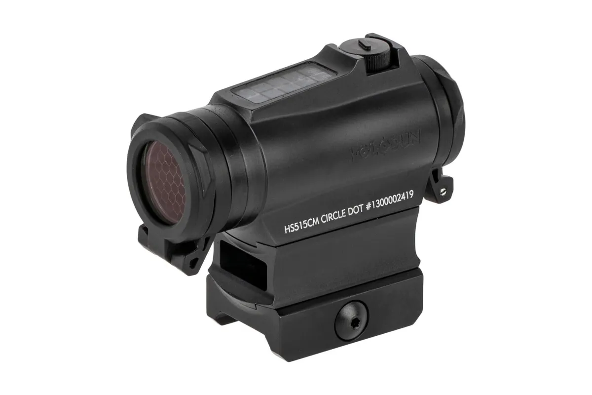 Holosun HS515CM 2 MOA Micro Solar Red Dot Sight - 65 MOA Circle - Optic - view 1