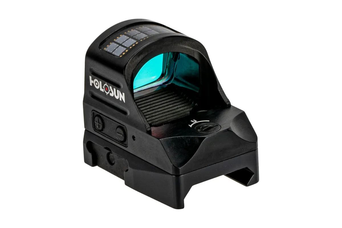 Holosun Mini Solar Powered Red Dot Sight - 2 MOA - Optic, vista 1