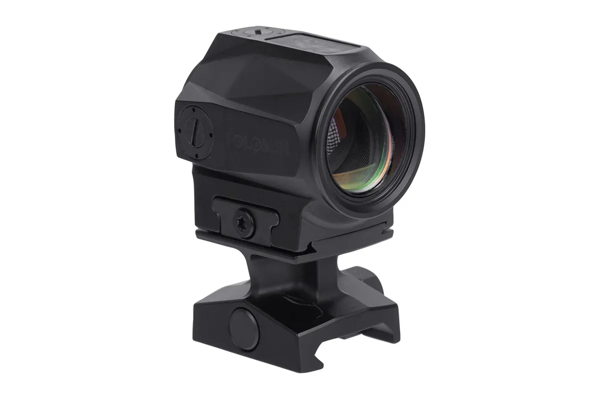 Holosun SCRS-RR-2 Red Dot Sight Red 2 MOA Dot Solar/Battery Powered Matte Black - Optic - view 1