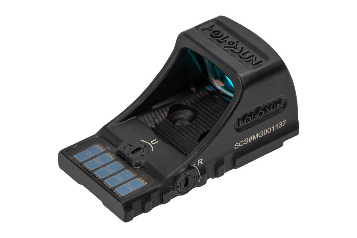Holosun SCS-MOS Multi-Reticle 32MOA Green Circle & 2MOA Dot MOS Pistol Cut Solar-Charging Reflex Sight SCS-M-GR - Optic - view 5