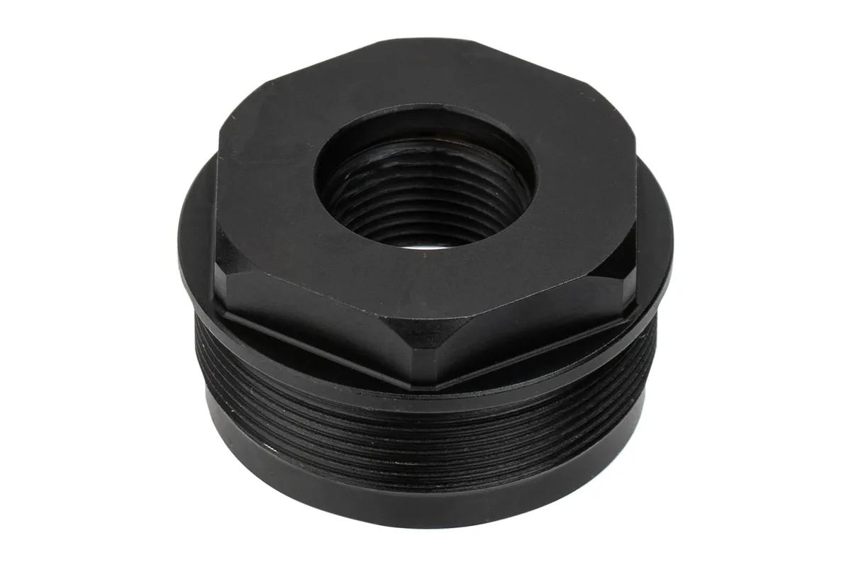 HUXWRX Direct Thread Adapter 1/2x28 - Muzzle Device for AR-15, vista 1