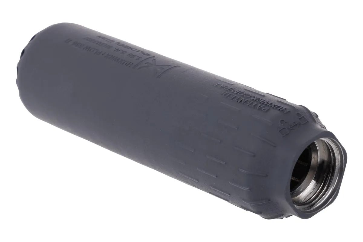 HUXWRX FLOW 556 Ti 5.56 NATO Flow-Through Suppressor (Black) - 3059 - Suppressor - view 2