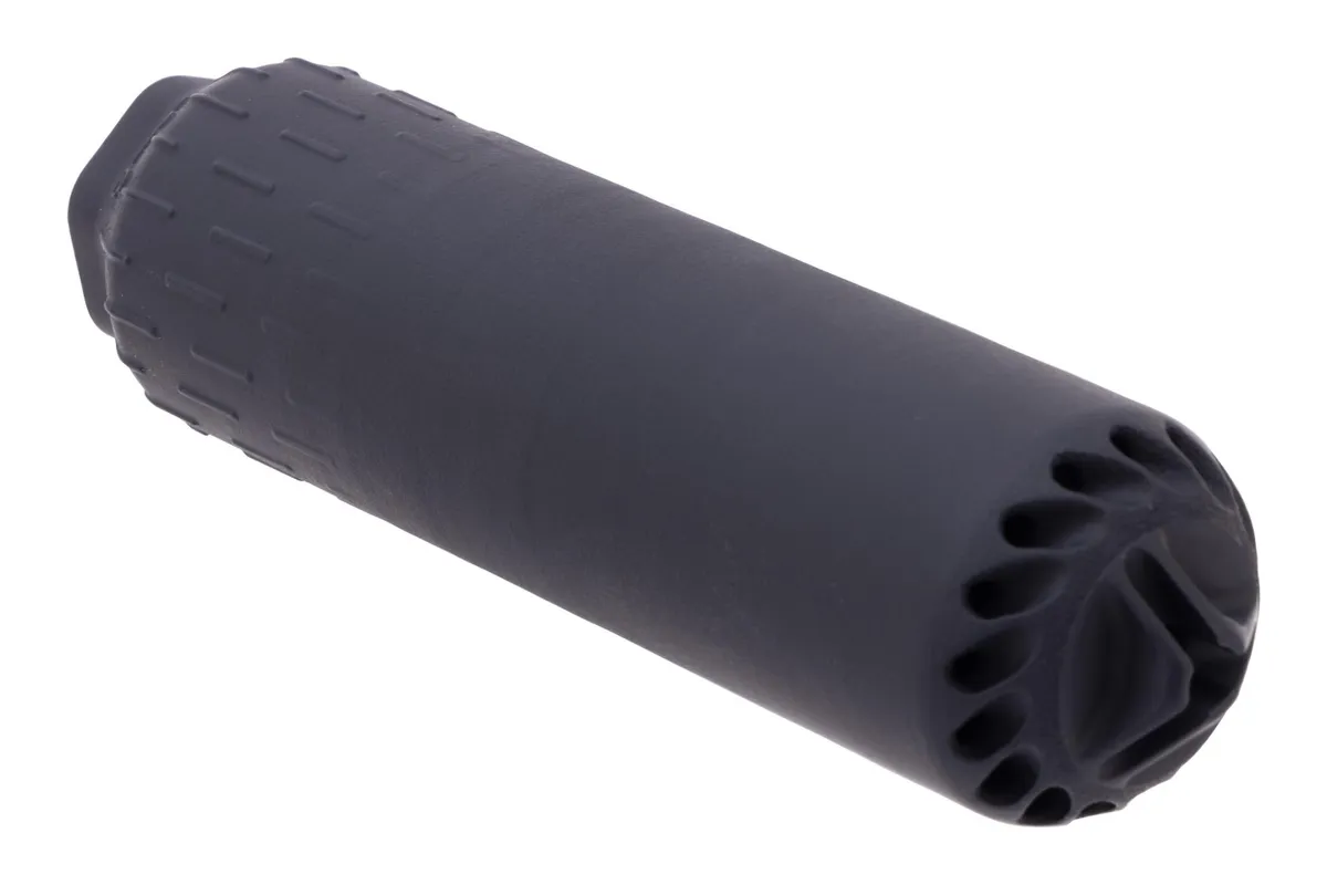 HUXWRX FLOW 556 Ti + Flash Hider 1/2x28 - Black - Muzzle Device for AR-15 - view 1