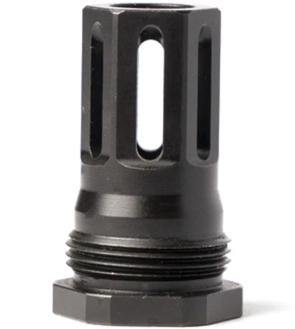 HUXWRX Stiction Lock Compensator 9mm 1/2x28 Nitride Black - Muzzle Device for AR-15 - view 1
