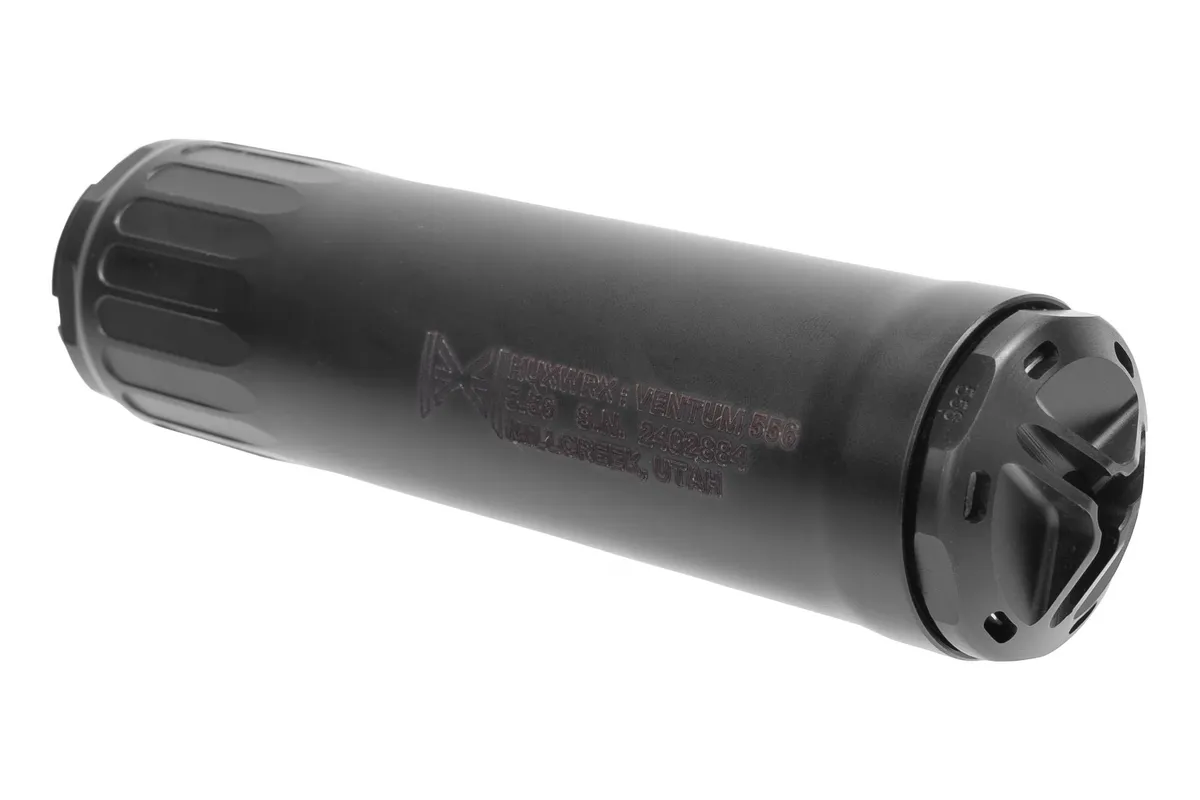 HUXWRX VENTUM 556 5.56 NATO Flow-Through Suppressor - HUB Compatible - Suppressor - view 1