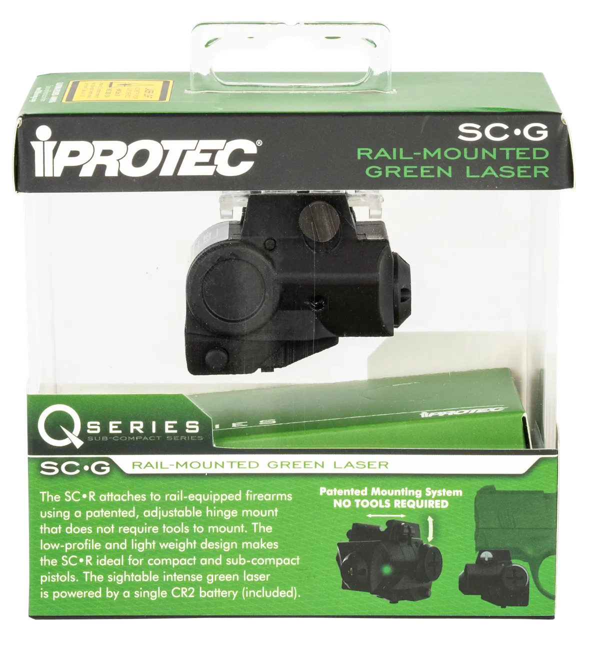 IProtec Q-Series Subcompact Green Laser - Laser, vista 1