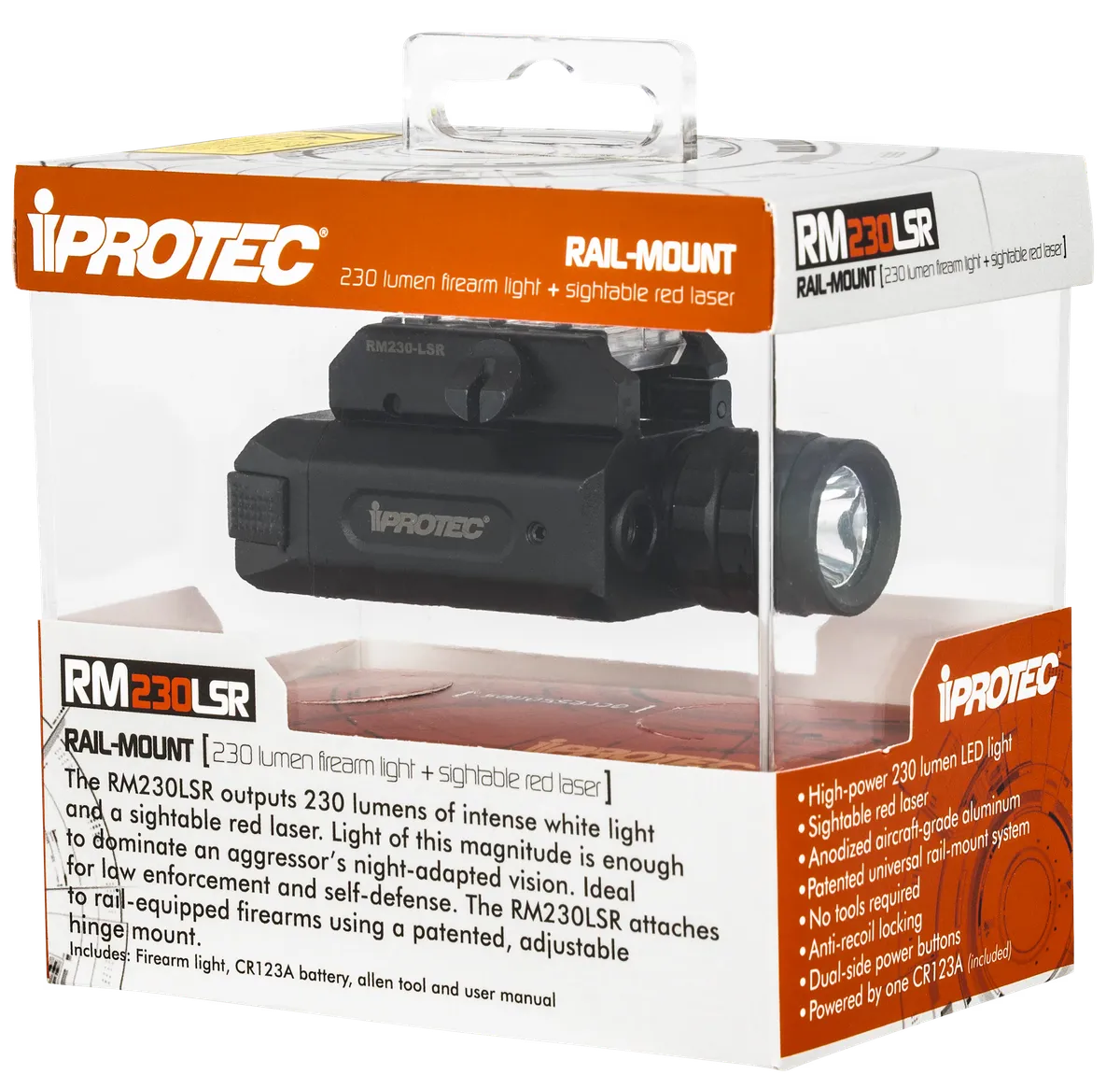 iProtec RM230LSR Light and Laser Combo - 6568 - Light - view 1
