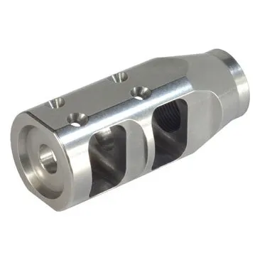 J P Enterprises Ar .308 Tactical Compensator 1x2.75 .875 30 Cal - Tactical Compensator 1x2.75 .875 30 Cal 5/8-24 Ss Silver - Muzzle Device for AR-15 - view 1