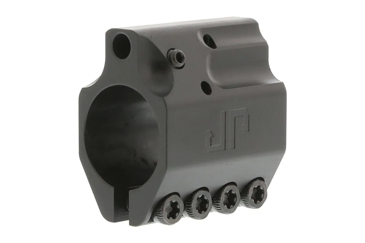 JP Enterprises J P Enterprises Low Profile Adjustable Gas Black .750" Bore, Black Ss - Gas Block for AR-15 - view 1